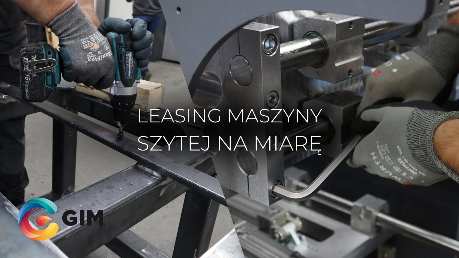 Widok na tubus w maszynie zgrzewającej worki - maszyna umożliwia