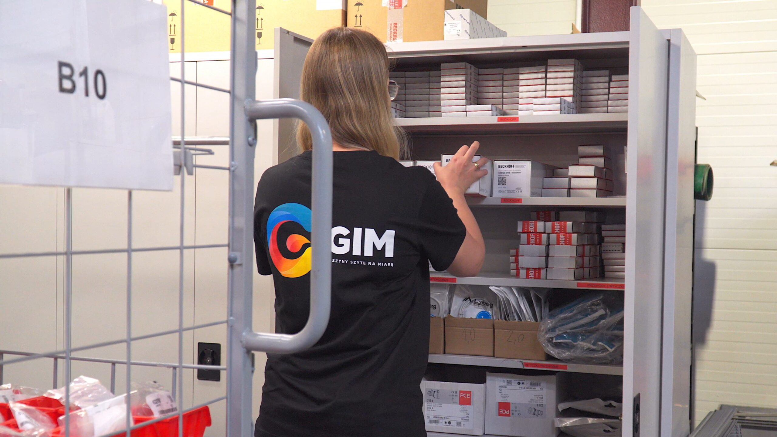 Magazyn części w firmie produkcyjnej, czyli jak robimy to w GIM