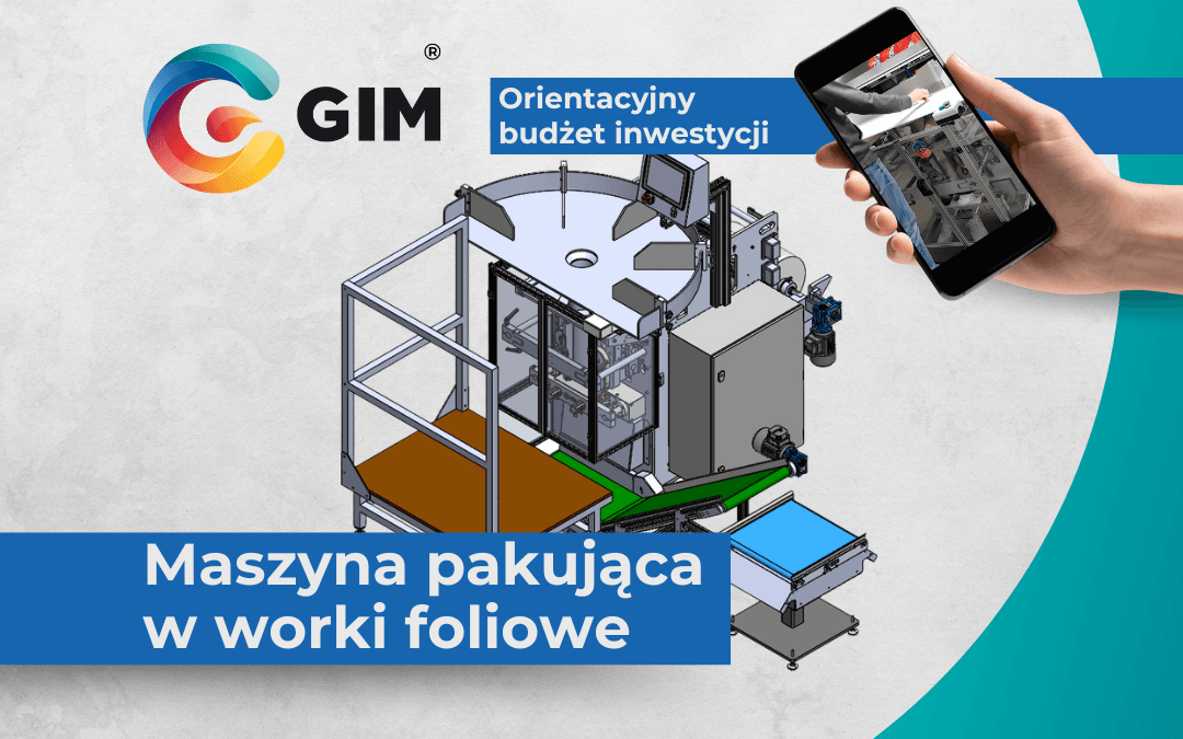 Maszyna pakująca w worki foliowe ze stołem do ręcznej kompletacji
