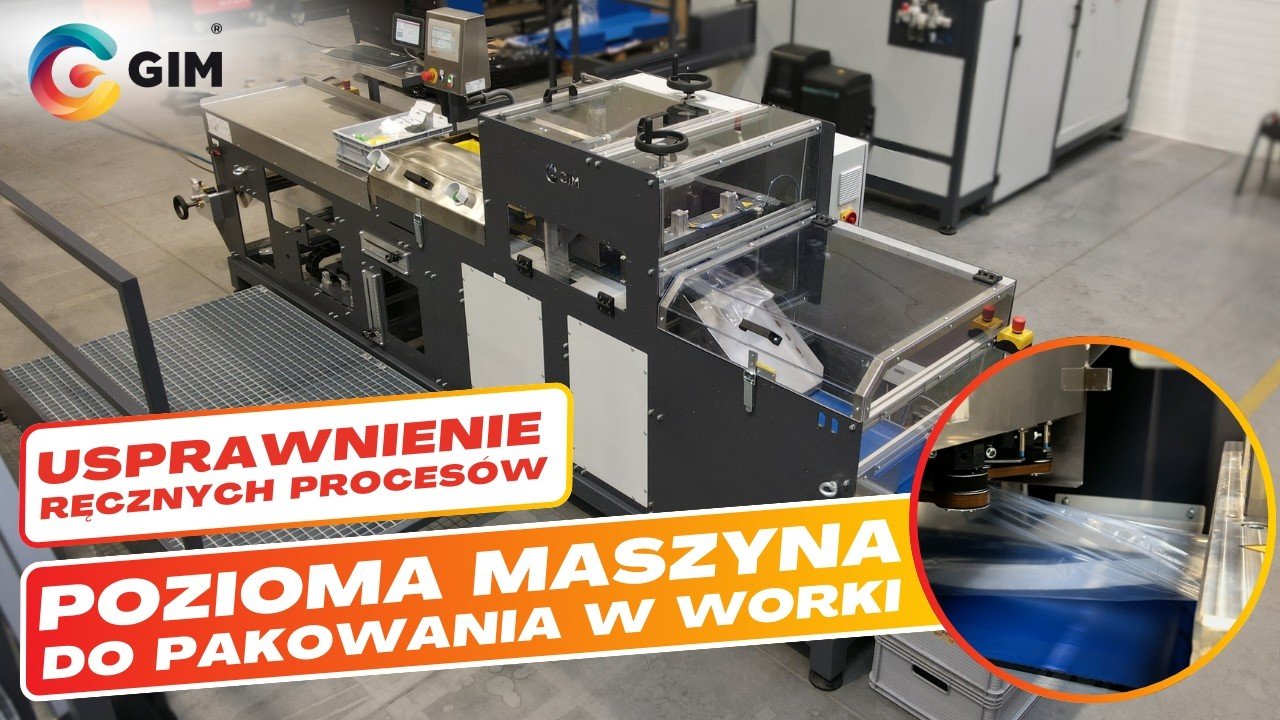 Pozioma maszyna pakująca w worki foliowe