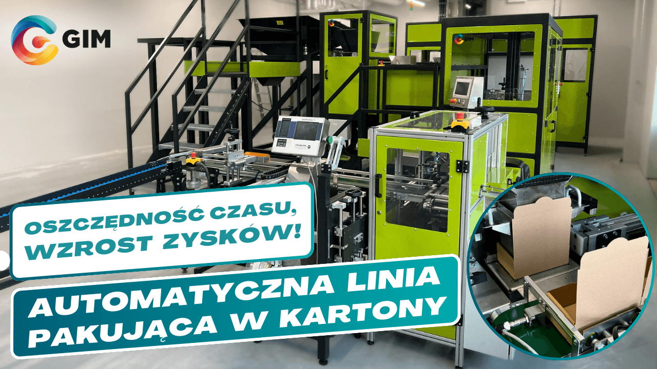 Linia pakująca w kartony