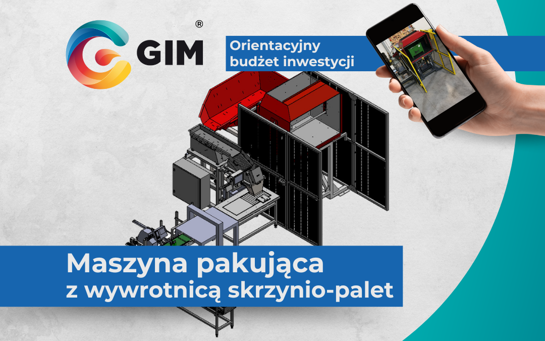 GIM Maszyna pakująca z wywrotnicą skrzynio-palet