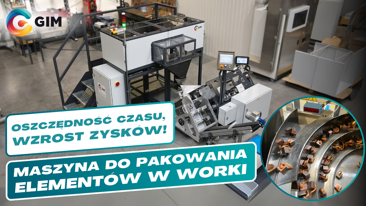 Maszyna do pakowania w worki z 2 modułami liczącymi GIM