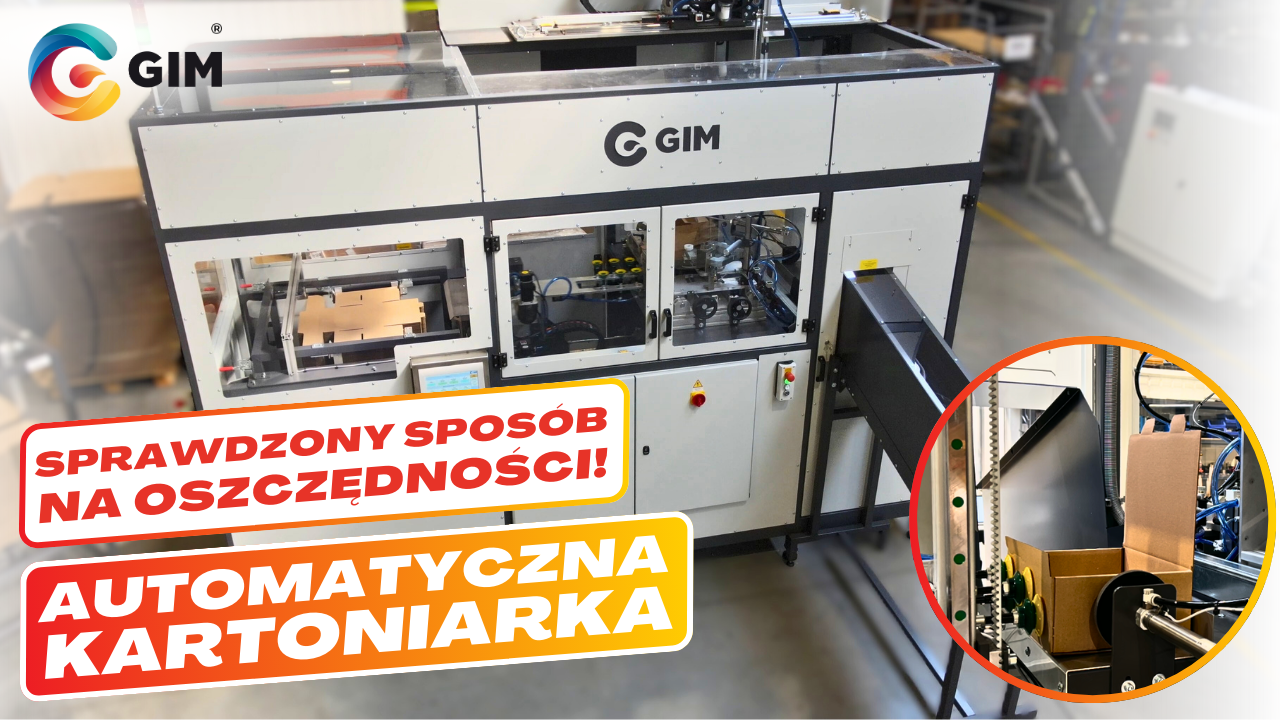 Automatyczna kartoniarka - składarka kartonów GIM